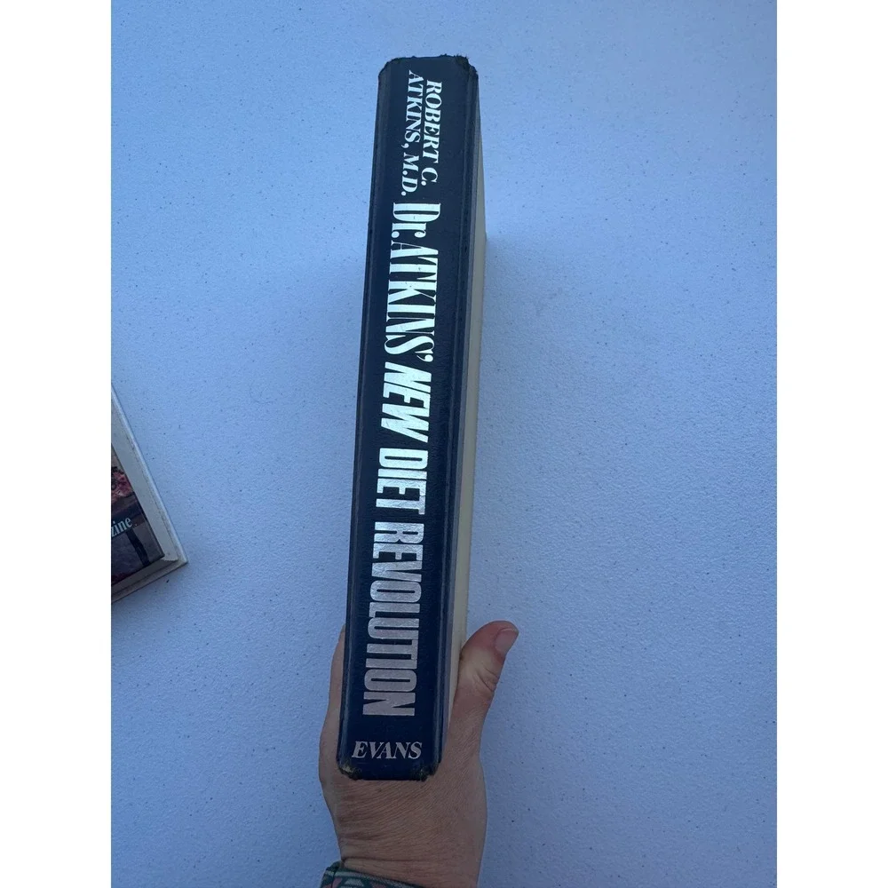 Dr. Atkins' New Diet Revolution Hardcover Robert C. Atkins MD Low Carb Book